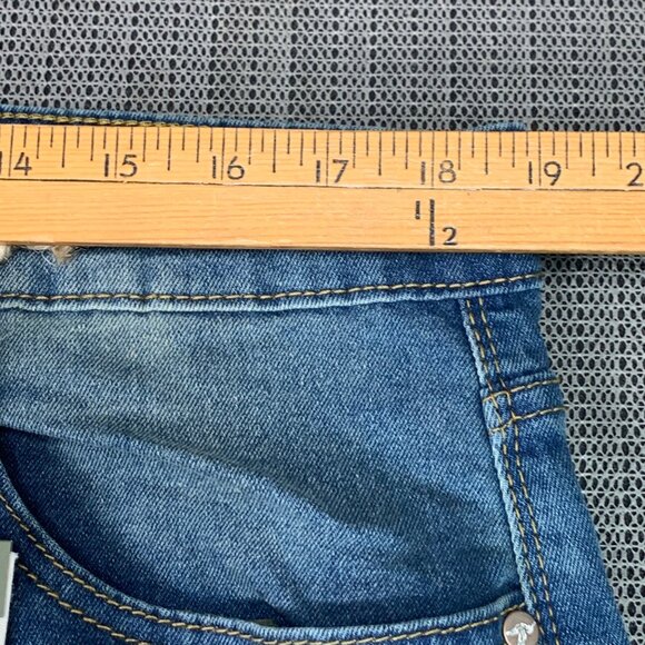 Smith & Mills Mens Size 38x32 Straight Fit Denim Jeans Light Wash Stretch - Picture 5 of 10